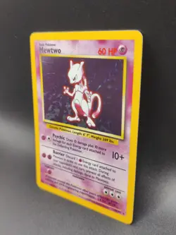 Mewtwo Base Set 10/102 Holo, 1999-2000 Wizards Base Set Pokemon TCG, NM. - Image 4