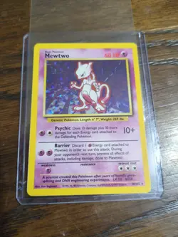 Pokemon TCG Mewtwo Base Set 10/102 Holo 1999-2000 Wizards NM - Image 1