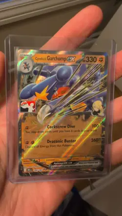 Cynthia's Garchomp ex Pokemon Prize Pack Series 8 DRI 104/182 NM - Image 1