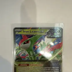Pokemon SV Temporal Forces Iron Leaves EX Double Rare Card 025/162 Future - Image 3