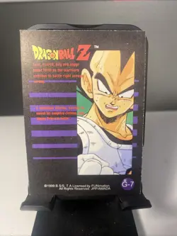 1999 Dragon Ball Z Artbox JPP/Amada Card Piccolo Gold Foil MP #G-7 - Image 2