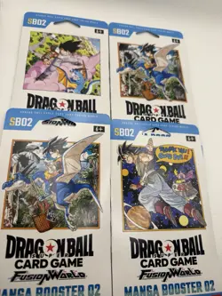 Bandai Dragon Ball Super Fusion World Manga Booster 02 Goku Card Pack EN 4x12 - Image 3