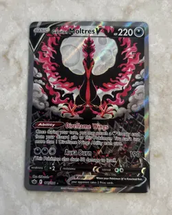 Pokemon TCG Galarian Moltres v Alt Art SWSH Chilling Reign 177/198 NM READ PLEAS - Image 1