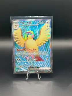 Pokemon TCG | Pidgeot ex 217/197 Sv03: Obsidian Flames Holo Pack Fresh NM+ - Image 1