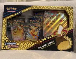 Pokemon TCG Crown Zenith Pikachu VMAX Collection | BRAND NEW - Image 1