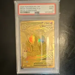 Pokemon Mega Charizard X Ex 130/094 Phantasmal Flames Mega Hyper Rare PSA 9 Holo - Image 3