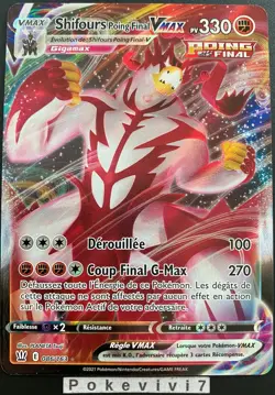 Carte Pokemon SHIFOURS 086/163 Vmax Ultra Rare Epee et Bouclier 5 EB05 FR NEUF - Image 1