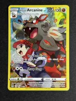 Hisuian Arcanine TG08/TG30 Lost Origin Trainer Gallery Pokemon TCG NM/LP - Image 1