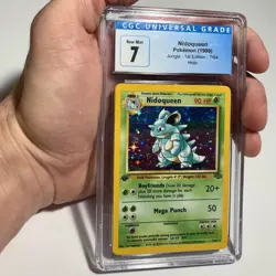 CGC 7 1st Edition Nidoqueen Holo 7/64, 1999 Pokemon Jungle English - Image 1