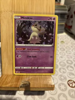 2020 Mimikyu 81/189 - Cosmos Holo Rare - Darkness Ablaze - LP Pokemon TCG - Image 1