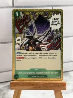 Demon Aura Nine Sword Style Asura Blades Drawn Dead OP12-037 Legacy of Master - Image 1