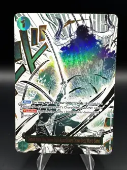Demon Aura Nine Sword Style Asura Blade Dead Man's Game (Alternate Art) OP12-037 - Image 1