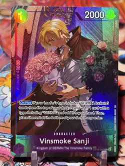 VINSMOKE SANJI - One Piece TCG OP10-063 - TR Treasure Rare Legacy of the Master - Image 1