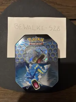 Pokemon TCG Hidden Fates Gyarados GX Tin - Factory Sealed - Image 1