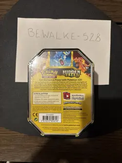 Pokemon TCG Hidden Fates Gyarados GX Tin - Factory Sealed - Image 3