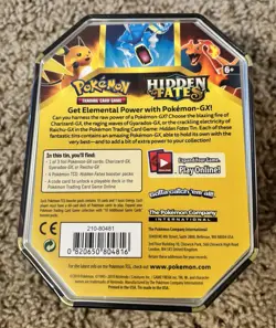 Pokemon TCG Hidden Fates Gyarados GX Tin - Factory Sealed Lot of 2 820650804816 - Image 3