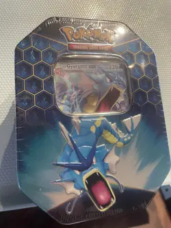 Pokemon TCG Gyarados GX Hidden Fates Tin Factory Sealed Brand New - Image 1