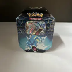 Pokemon TCG Hidden Fates Gyarados GX Tin Factory Sealed Brand New 820650804816 - Image 1