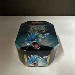Pokemon TCG Hidden Fates Gyarados GX Tin Factory Sealed Brand New 820650804816 - Image 5