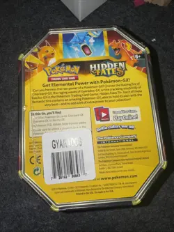 Pokemon TCG Hidden Fates Gyarados GX Tin - Factory Sealed 820650804816 - Image 3