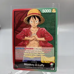 One Piece MONKEY.D.LUFFY Demo Pre Errata Alpha “not for sale” border OP01-003 - Image 3