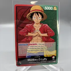 One Piece MONKEY.D.LUFFY Demo Pre Errata Alpha “not for sale” border OP01-003 - Image 4