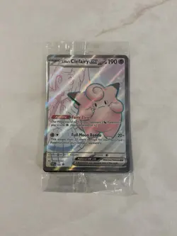 Pokemon TCG Journey Together Black Star Promo Lillie’s Clefairy ex SVP195 Sealed - Image 1