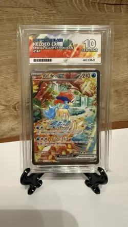 Pokemon TCG Keldeo EX 167/086 Sir White Flare Ace 10 (perfect sub grades) - Image 1