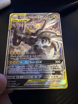 Pokemon Pikachu & Zekrom GX TCG Sun & Moon Team Up SM168 Holo Card - Image 1