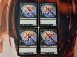 1x LP Bitterblossom and 2x Faerie Rogue tokens, Morningtide Rare, MTG - Image 3