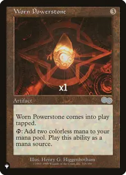 MTG The List PLIST Worn Powerstone MINT - Image 1