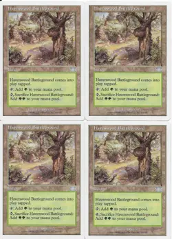 MTG: HAVENWOOD BATTLEGROUND 6th Edition UNCOMMON; played, Excellent condition x4 - Image 1