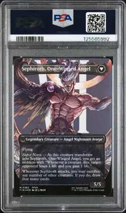 2025 #0382 SEPHIROTH, FABLED SOLDIER/SEPHIROTH, ONE-WINGED ANGEL PSA 8 - Image 2