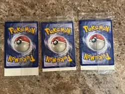 (3) Sealed Catch Mew Pokemon ELECTABUZZ Black Star Promo Movie WB Stamp 1999 - Image 5