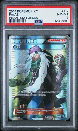 PSA 8 Az 117 2014 Pokemon Xy Phantom Forces 112312891 - Image 1