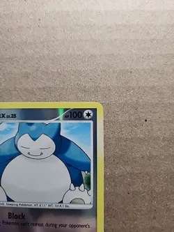 Snorlax 37/130 - Reverse Holo - Diamond and Pearl Base Set Pokemon TCG - NM - Image 4