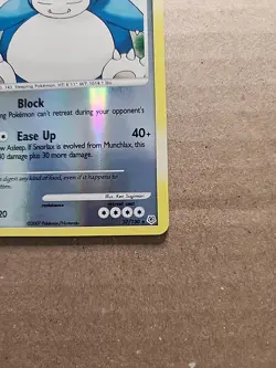 Snorlax 37/130 - Reverse Holo - Diamond and Pearl Base Set Pokemon TCG - NM - Image 5