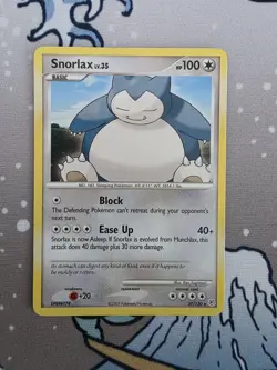 Pokemon TCG Diamond & Pearl Snorlax 37/130 Non-Holo Rare - Image 1