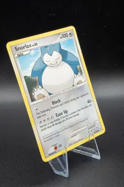 2007 POKEMON SNORLAX 37/130-DIAMOND & PEARL - RARE-REGULAR -NM-/LP+ Light Play - Image 4