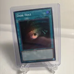 Yugioh - Dark Hole LOB-EN052 - Super Rare - Mint / NM - 25th Anniversary - Image 1