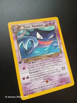Pokemon Cards: Neo Destiny 1st Edition Uncommon: Dark Haunter 36/105 - Image 2