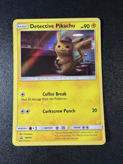 Detective Pikachu SM190 English Movie Promo Holo - LP - Image 1