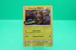 Pokemon TCG Detective Pikachu Stamped SM190 Black Star Promo Rare LP - Image 1