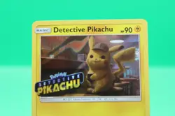 Pokemon TCG Detective Pikachu Stamped SM190 Black Star Promo Rare LP - Image 2
