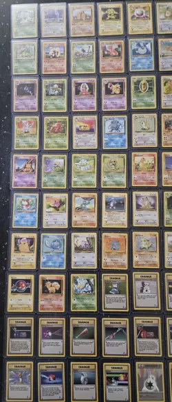 2000 Pokemon BASE SET 2 Edition NEAR COMPLETE Non Holo Cards Lot RARE LP/MP - Image 2