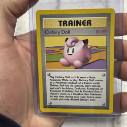Clefairy Doll 070/102 Pokemon TCG WOTC Base Set Rare LP+ Vintage Pokemon Card - Image 1