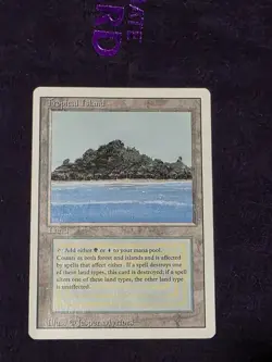 Magic: The Gathering Tropical Island Land Card Blue Green Regular English - Image 2