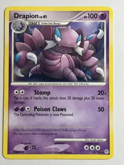 Drapion Diamond and Pearl 23/130 MP-LP Pokemon Card - Image 1