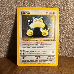1999 Pokemon TCG Snorlax Jungle 11/64 Holo Unlimited Holo Rare Vintage - Image 1