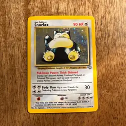 1999 Pokemon TCG Snorlax Jungle 11/64 Holo Unlimited Holo Rare Vintage - Image 2
